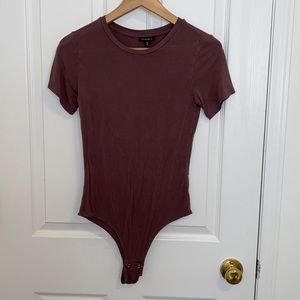 Purple tshirt body suit from Dynamite